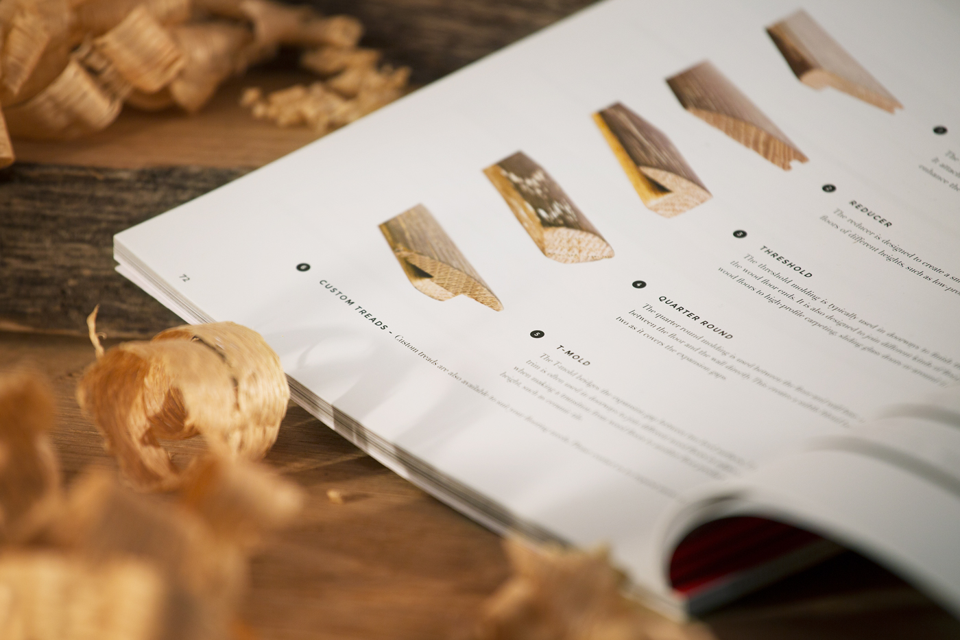 Flooring Catalog Graphic Print Design