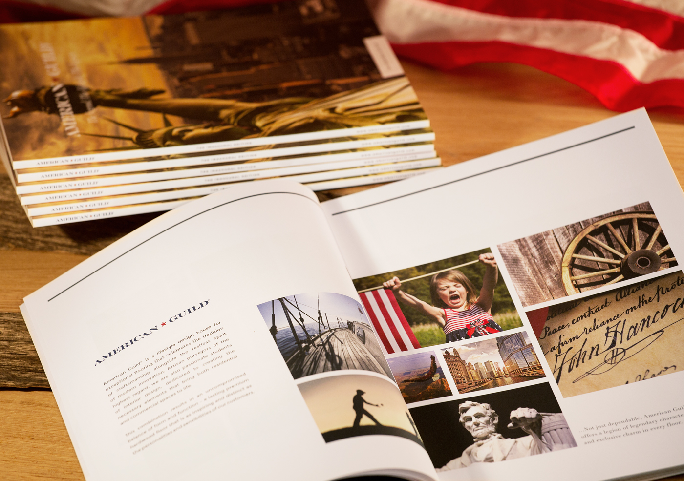 Flooring Catalog Graphic Print Design