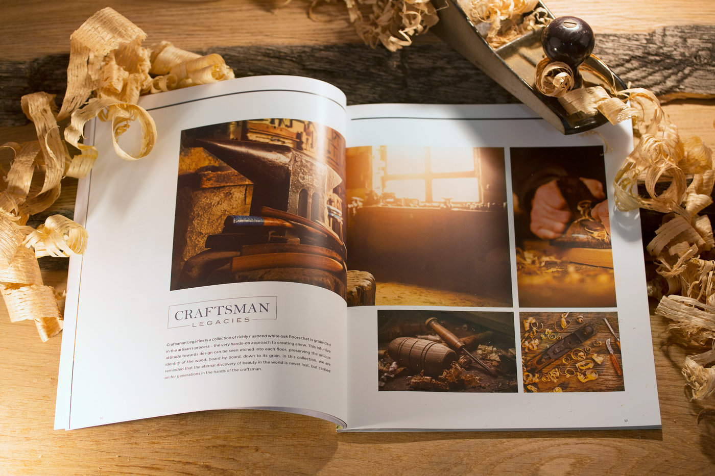 Flooring Catalog Graphic Print Design